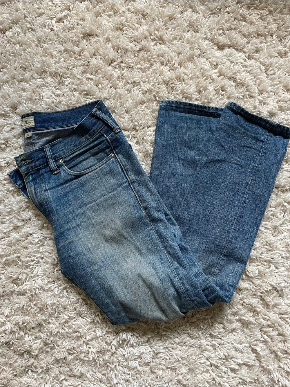 J. Crew Men's 484 Slim Jeans in Medium Blue Wash